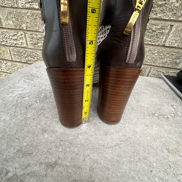 Capezzani Brown and white leather boots size 37 USA 6 - Picture 7 of 13